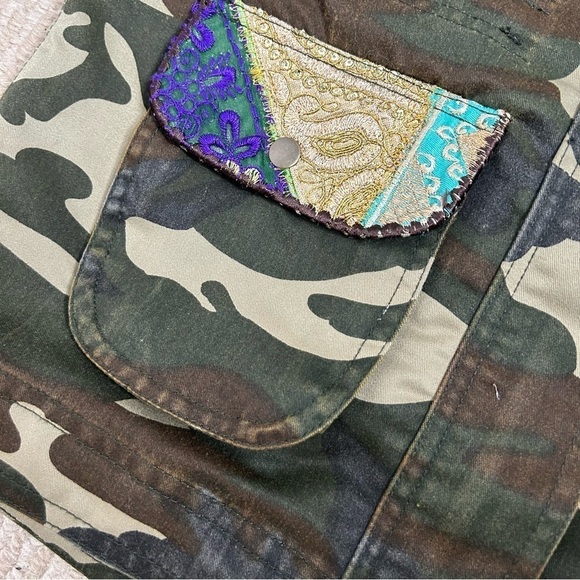 Beautiful Stories Embellished Camo Jacket - Picture 7 of 16